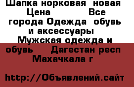 Шапка норковая, новая › Цена ­ 5 000 - Все города Одежда, обувь и аксессуары » Мужская одежда и обувь   . Дагестан респ.,Махачкала г.